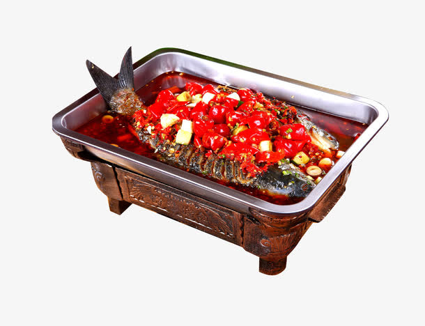 特色风味烤鱼免抠