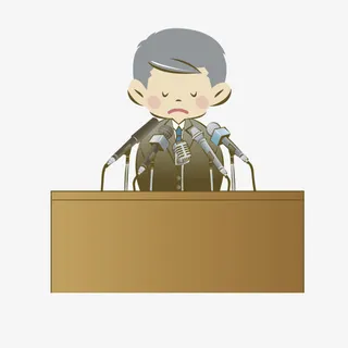 卡通采访画面免抠