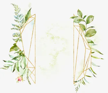 文艺清新花草海报设计装饰免抠