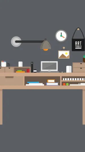灰色办公环境背景图高清