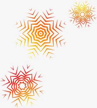 雪花圣诞元旦展板免抠