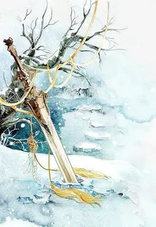 中国古风水彩插画素材免抠