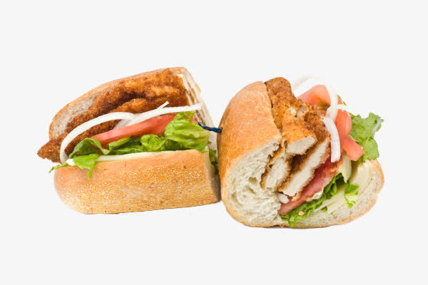 火腿鸡肉卷免抠