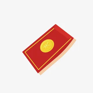 卡通扁平化红包PNG免抠