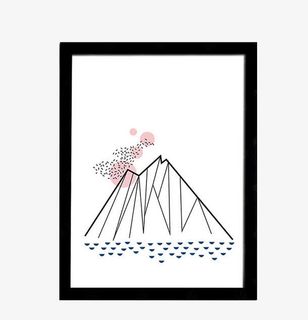 简约墙壁画免抠