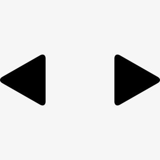 左侧和右侧的小三角箭头夫妇图标免抠