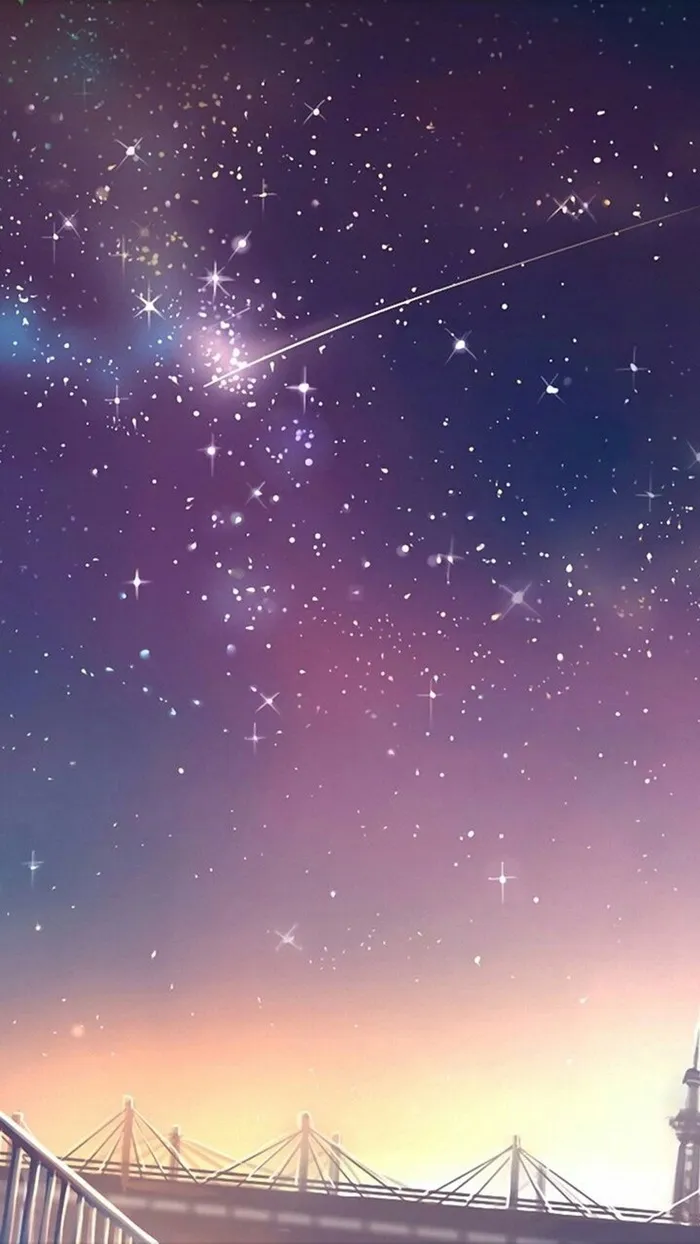 卡通梦幻星空风景H5背景高清