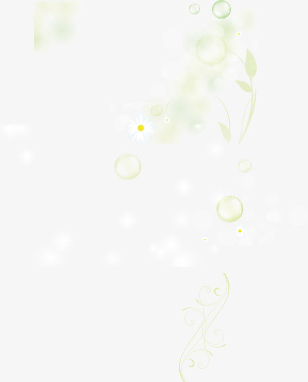 可爱气泡背景海报卡通素材