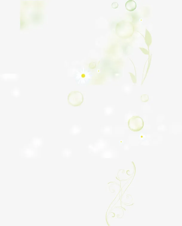 可爱气泡背景海报卡通素材