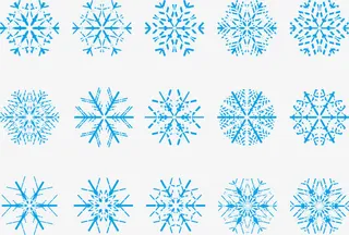 雪花图标免抠