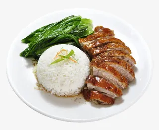 烧鹅饭快餐免抠