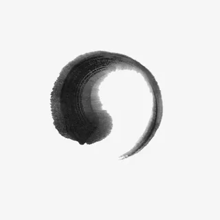 水墨太极免抠