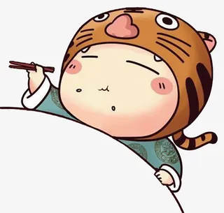 逛庙会小孩子免抠