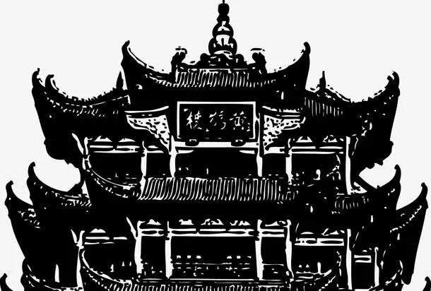 古建筑矢量图免抠