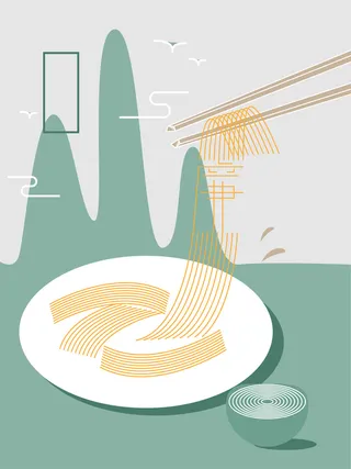 寒食节清新背景素材高清