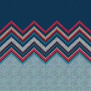 简约彩色折线针织毛衣纹理高清