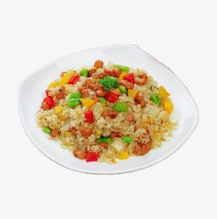 鸡肉丁蛋炒饭免抠