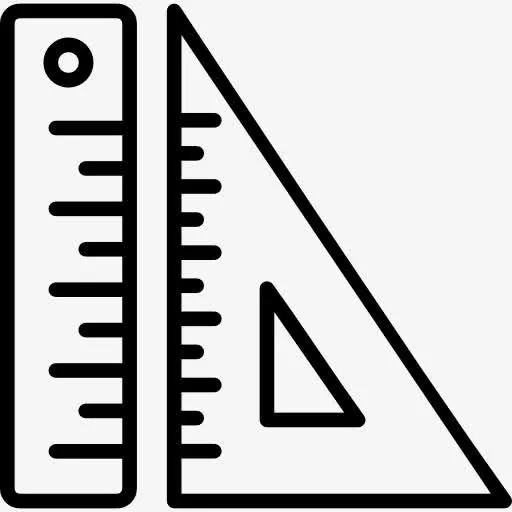 尺和角尺图标免抠