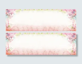 唯美页面海报baner背景设计