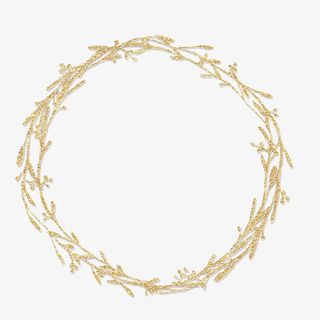 圣诞节圆环金色免抠