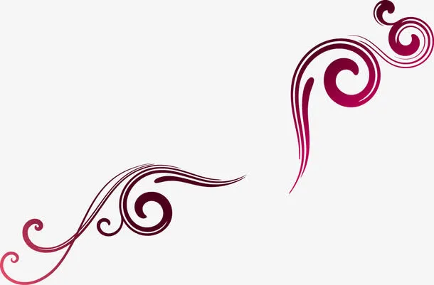 创意祥云花纹免抠