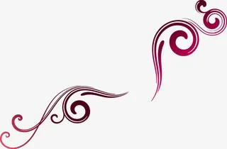 创意祥云花纹免抠