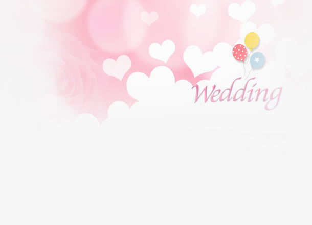 春天粉色梦幻海报免抠