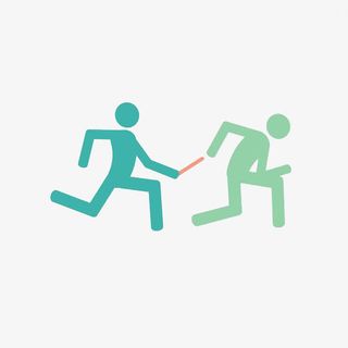 团队跑步比赛接力免抠