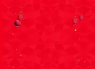 中国风大红色固定背景