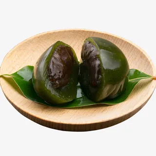 香甜艾草糍粑特写免抠