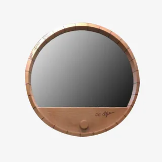 时尚木头圆镜免抠