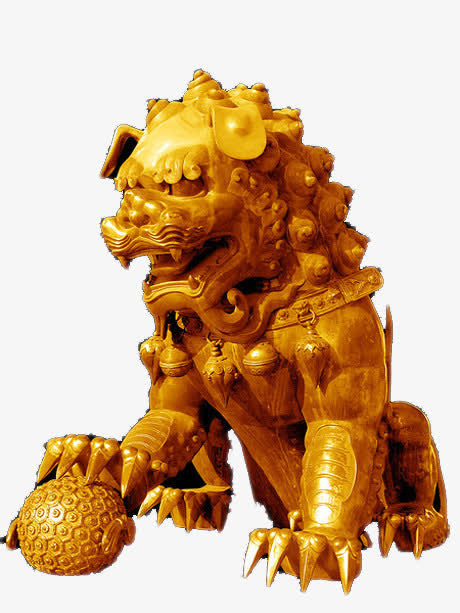 金色的狮子免抠