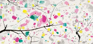 手绘现代简约欧式家居背景墙无框画装饰画高清