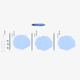 页面装饰图案 淡紫色 渲染 水免抠