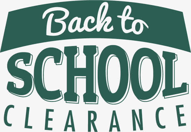 返校艺术字粉笔字免抠