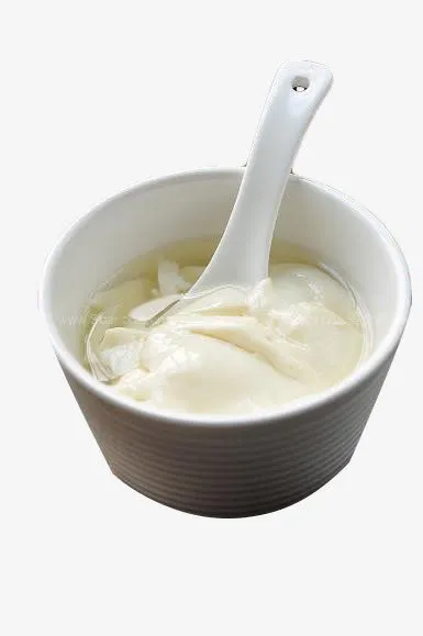 白色豆花免抠
