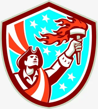 拿着火炬的男人图标免抠