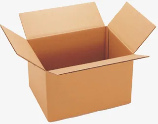 打开的纸箱免抠