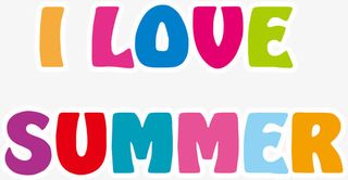 创意多彩艺术字免抠