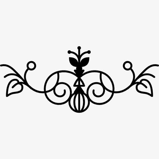 花的叶和葡萄芽的设计图标免抠