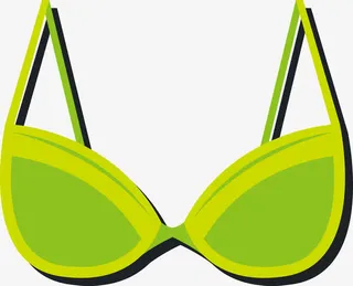 矢量素材卡通内衣免抠