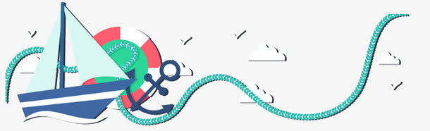 夏季元素banner矢量素材