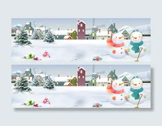 简约手绘唯美海报背景banner