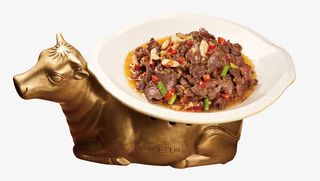 小炒黄牛肉 牛肉 牛 肉 铜牛免抠