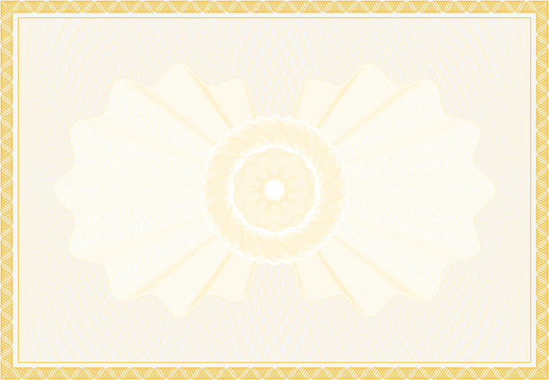 证书花边边框设计矢量素材免抠