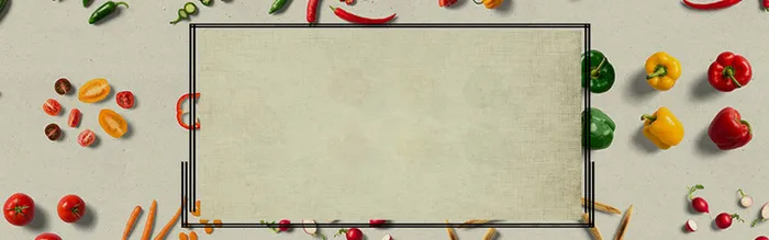 淘宝美食复古banner背景高清
