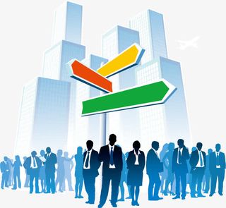 团队方向矢量素材免抠