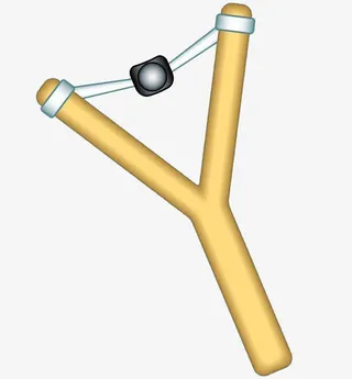 弹弓上的弹珠免抠