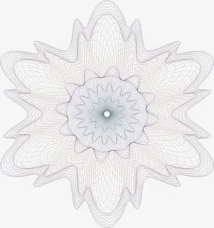 矢量证书防伪花纹底纹素材免抠