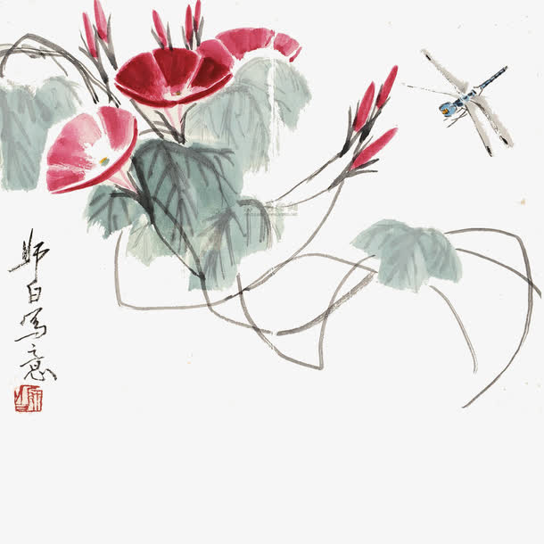 喇叭花免抠